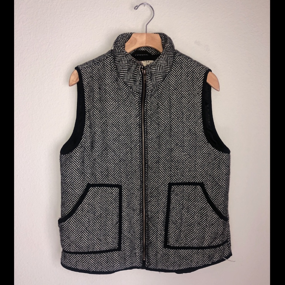 J Crew Style | Herringbone Vest